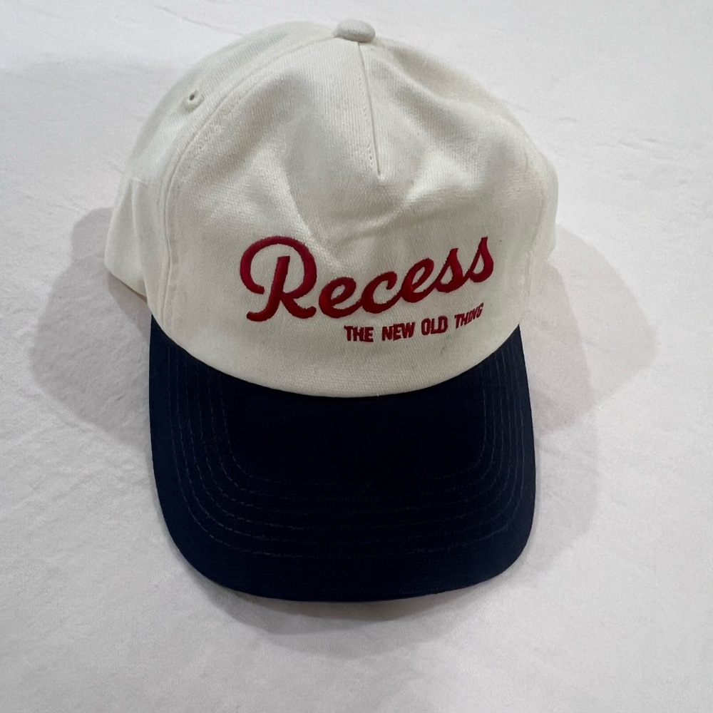 White and Blue Women's Cap